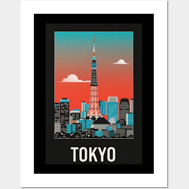 Tokyo Wall Art by TshirtMA